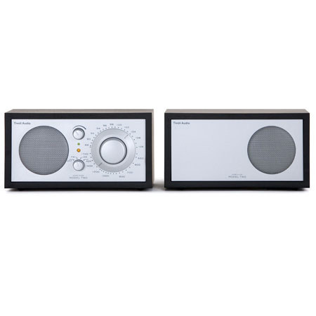 Tivoli Audio Model Two Stereo M2BLK AM/FM Table Radio, Black Ash/Silver