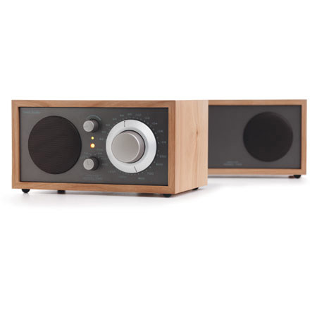 Tivoli Audio Model Two Stereo M2TPE AM/FM Table Radio, Cherry/Metallic Taupe