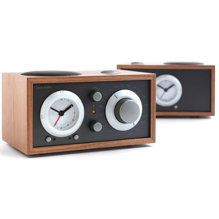 Tivoli Audio Model Three M3TPE AM/FM Clock Radio, Cherry/Metallic Taupe