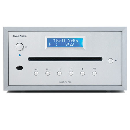 Tivoli Audio Model CD MCDALSB Player, Light Aluminum/Silver