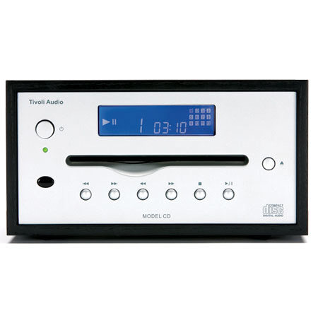 Tivoli Audio Model CD MCDBLKB Player, Black Ash/Silver