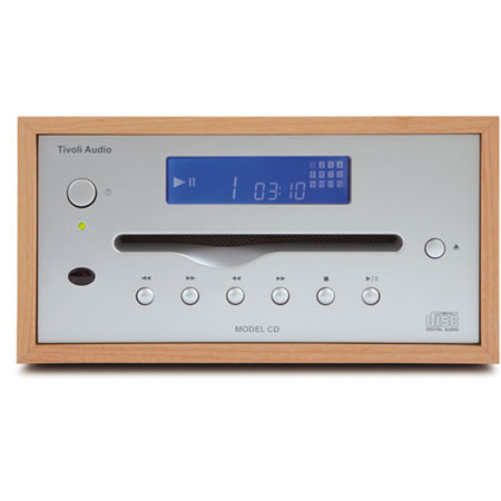 Tivoli Audio Model CD MCDSLCB Player, Cherry / Silver