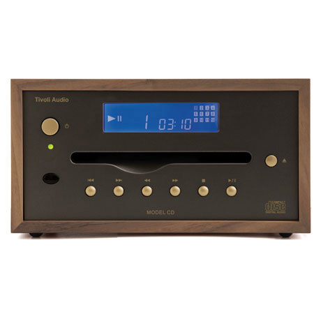 Tivoli Audio Model CD MCDWLGB Player, Walnut/Gold