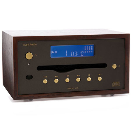 Tivoli Audio Model CD MCDWNGB Player, Wenge/Gold
