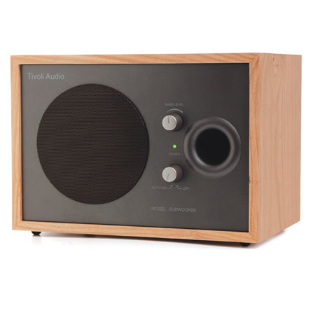 Tivoli Audio Model MSTPE Subwoofer, Cherry/Metallic Taupe