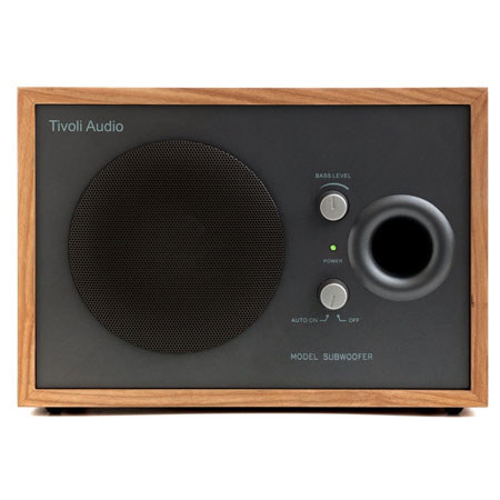Tivoli Audio Model MSTPE Subwoofer, Cherry/Metallic Taupe