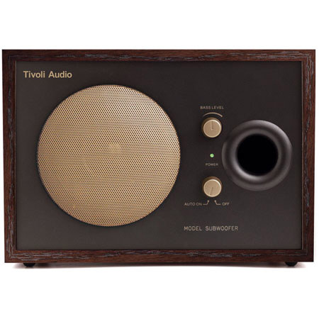 Tivoli Audio Model MSWNG Subwoofer, Wenge/Gold