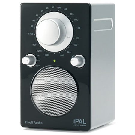 Tivoli Audio iPAL PALIPALB Portable Radio, High Gloss Black/Silver