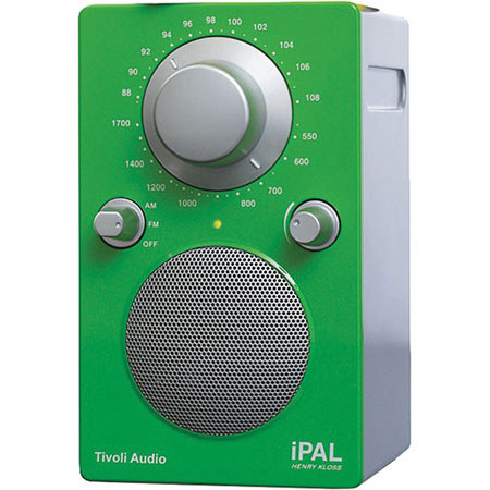 Tivoli Audio iPAL PALIPALGG Portable Radio, High Gloss Green/Silver