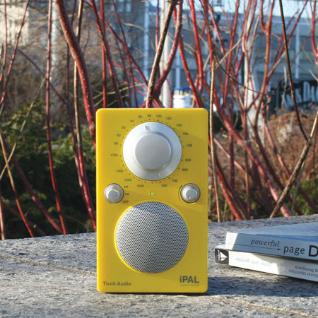 Tivoli Audio iPAL PALIPALGY Portable Radio, High Gloss Yellow/Silver