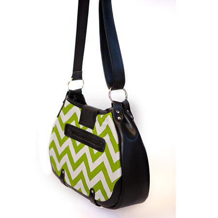 The Joy Bag MUSE Camera Bag - Charteuse Chevron