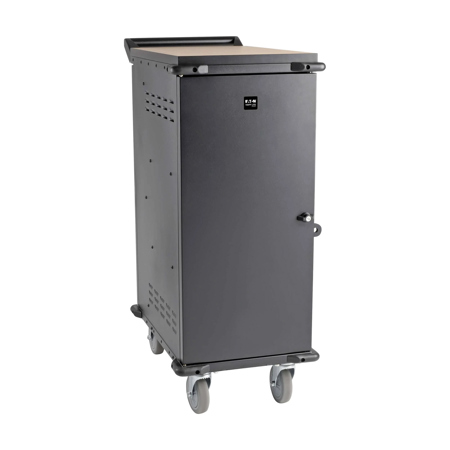 Tripp Lite Eaton 21-Slot AC Charging Cart for Laptops and Chromebooks