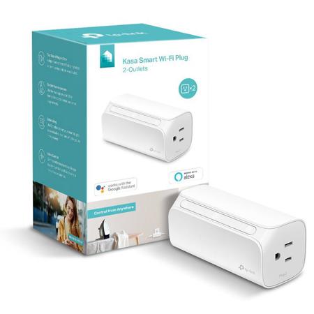 TP-Link HS107 Kasa Smart Wi-Fi Plug with 2-Outlets