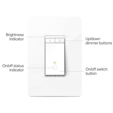TP-Link HS220 Kasa Smart Wi-Fi Dimmer Light Switch