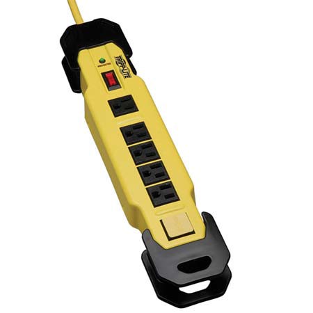 Tripp Lite TLM615SA Safety Surge Suppressor, Rugged & Safe Power, 6 Outlet 15'
