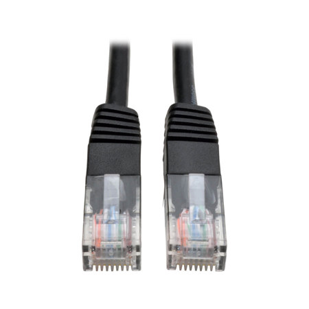 Tripp Lite CAT5E 350MHz Snagless Molded UTP Ethernet Cable, Black