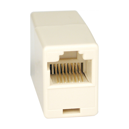 Tripp Lite RJ45 Straight Through Modular Inline Coupler, Beige