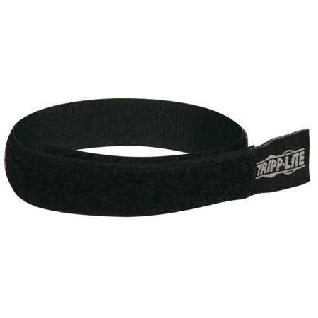 Tripp Lite 10" Hook-and-Loop Cable Management Ties, 10-Pack, Black