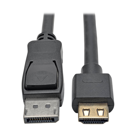 Tripp Lite 6' 4K DisplayPort 1.2 to HDMI Active Adapter Cable, TAA Compliant, Black