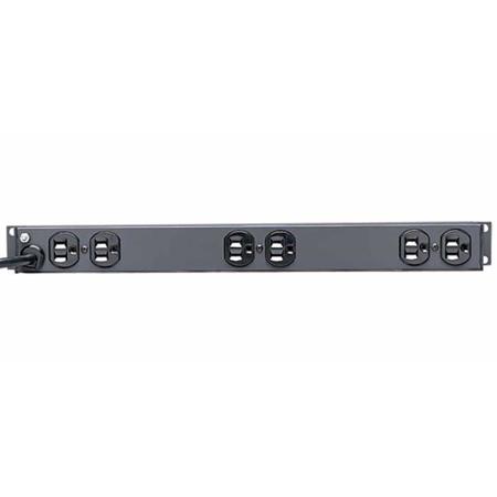 Tripp Lite 120V 12 Outlet 15' 1U Rack-Mount Power Strip