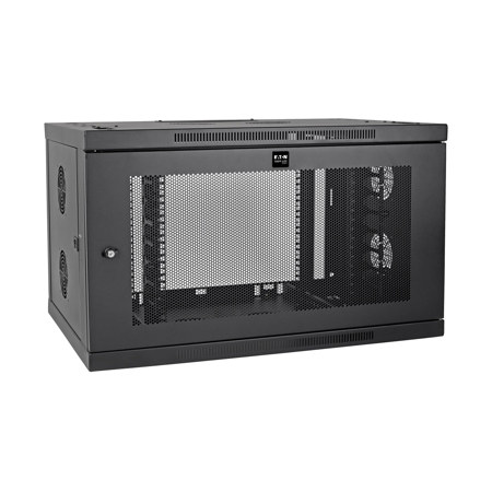 Tripp Lite SmartRack 9U Low-Profile Wall-Mount Wide Mini Rack Enclosure