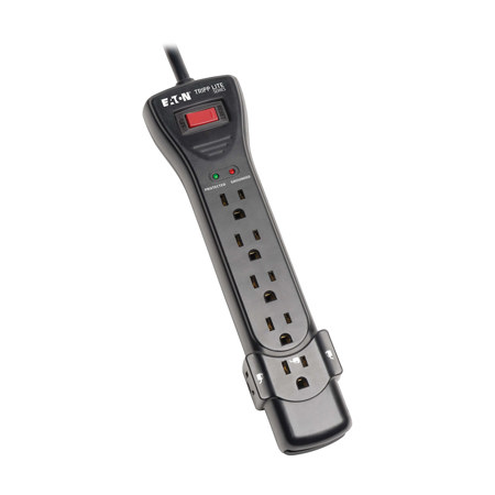 Tripp Lite SUPER7B 7-Outlet Surge Protector with 7' Cord, Black