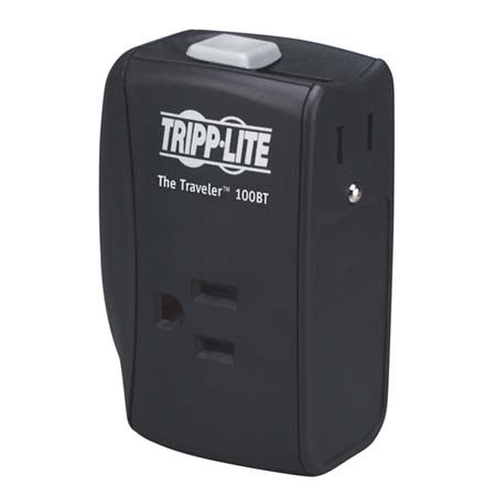 Tripp Lite TRAVELER100BT Protect It! Black Suppressor