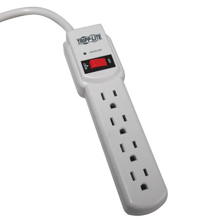 Tripp Lite 4 Outlets, 4' Cord Protect It Surge Suppressor