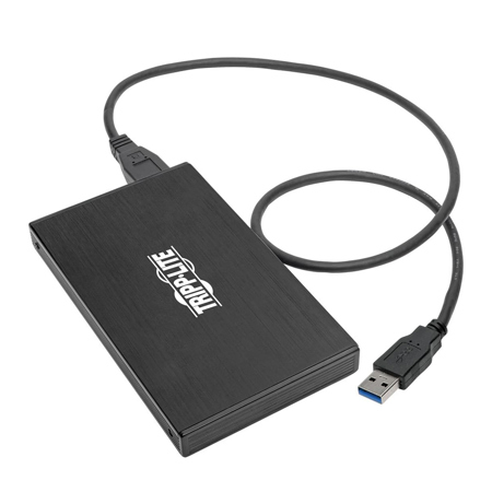 Tripp Lite USB 3.1 Gen 1 2.5" SATA SSD/HDD to USB-A Enclosure Adapter with UASP Support