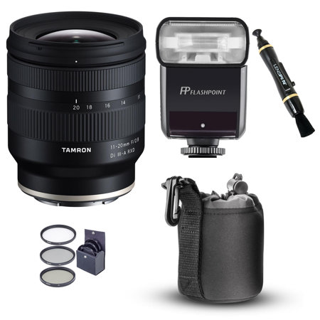 Tamron 11-20mm f/2.8 Di III-A RXD Lens for Sony E with Zoom-Mini R2 Flash Kit
