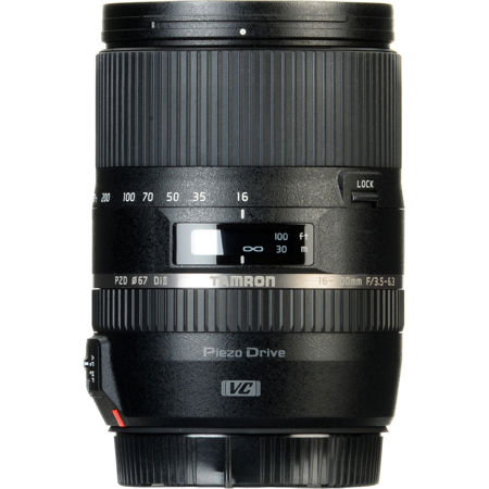 Tamron 16-300mm f/3.5-6.3 Di II VC PZD MACRO Zoom Lens, for Nikon AF Digital SLRs with APS-C Sensors