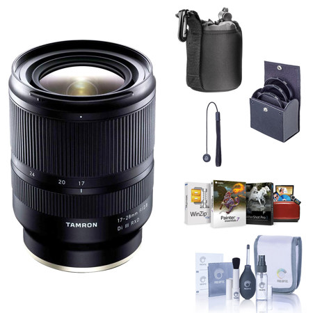 Tamron 17-28mm f/2.8 Di III RXD Lens for Sony E w/Mac Software &  Accessories Kit