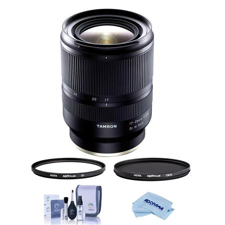 Tamron 17-28mm f/2.8 Di III RXD Lens for Sony E with Hoya 67mm UV+CPL  Filter Kit