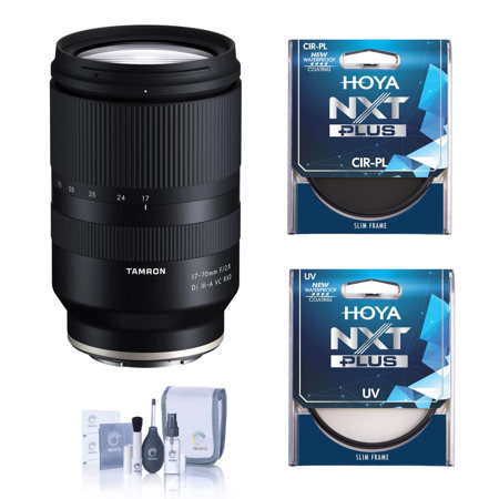 Tamron 17-70mm f/2.8 Di III-A VC RXD Lens for Sony E with 67mm UV+CPL Filter Kit