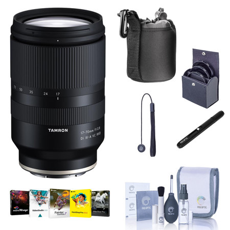 Tamron 17-70mm f/2.8 Di III-A VC RXD Lens for Sony E with PC Software & Acc Kit