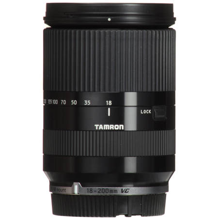 Tamron 18-200mm f/3.5-6.3 XR DI-III VC Macro Lens for Canon EOS M Cameras - Black ,