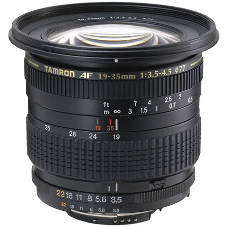 Tamron AF 19-35mm f/3.5-4.5 Super Wide Angle Auto Focus Zoom Lens for Nikon AF D with 6 year USA Warranty