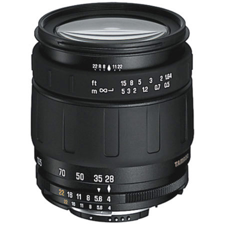 Tamron AF 28-105mm F/4-5.6 (IF) Auto Focus Wide-Telephoto Zoom Lens with hood for Canon EOS - with 6 Year USA Warranty