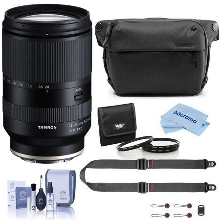 Tamron 28-200mm f/2.8-5.6 Di III RXD Lens for Sony E w/Premium