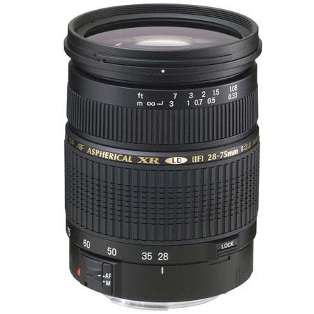 Tamron SP 28-75mm f/2.8 XR Di LD-IF AF Canon EOS MOUNT Lens #AF09C700 -BUNDLE-