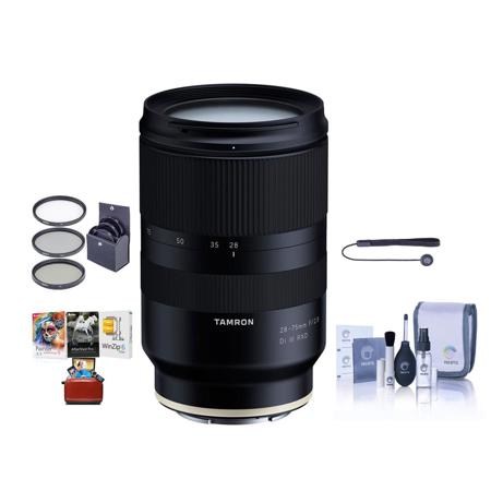 Tamron 28-75mm f/2.8 Di III RXD Lens for Sony E - With Free Accessory Bundle