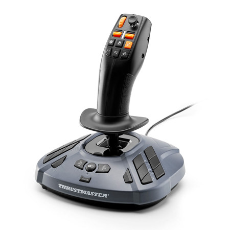 Thrustmaster SimTask FarmStick Joystick for PC, Black/Gray