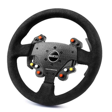 Thrustmaster R383 Mod Rally Add-On Sparco Wheel for PS4/PS3/Xbox One/PC, Black