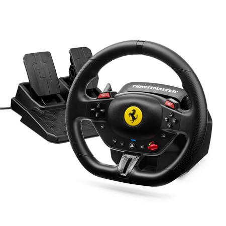 Thrustmaster T98 P Ferrari 296 GTB Racing Wheel & T2PM Pedals for PC, PS4 & PS5