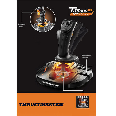 Thrustmaster T.16000M FCS Flight Stick, Black 2960773