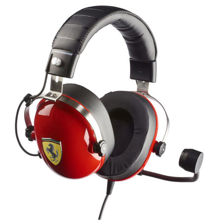 Thrustmaster T.Racing Scuderia Ferrari Edition Wired Over-Ear Gaming Headset,Red