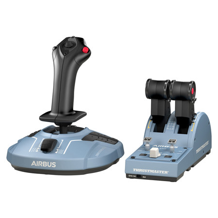 Thrustmaster TCA Officer Pack Airbus Edition Joysticks, Grayish Blue
