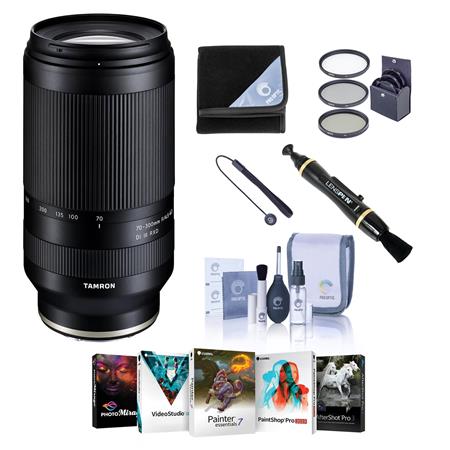 Tamron 70-300mm f/4.5-6.3 Di III RXD Lens for Sony E with PC Software & Acc  Kit AFA047S-700 A