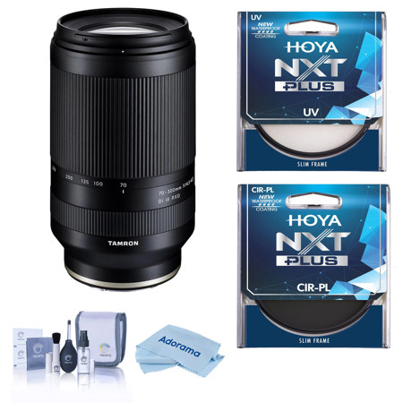 Tamron 70-300mm f/4.5-6.3 Di III RXD Lens for Sony E w/Hoya 67mm UV+CPL Filter
