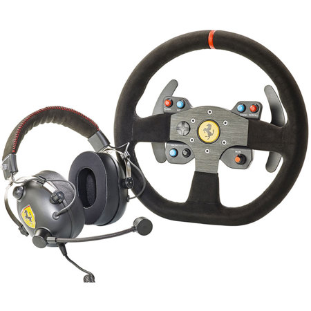 Thrustmaster Ferrari Race Kit w/599xx EVO Wheel & Ferrari GT Edition Headphones